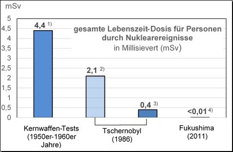 Dosisabschätzung für eine Person in Deutschland