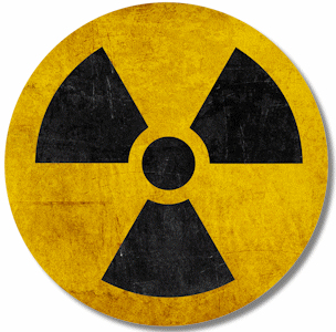 Symbol: radioaktive Strahlung